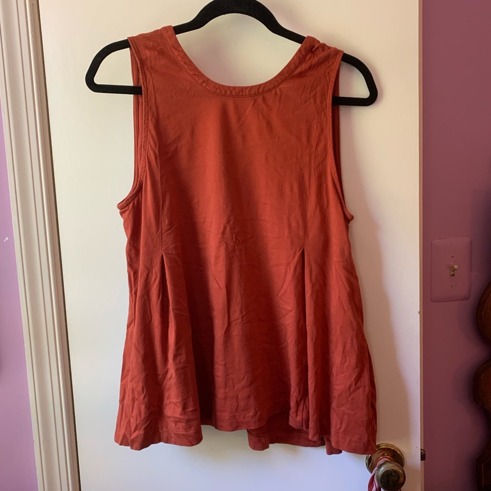 Burnt orange Madewell tank top (Large)